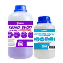 Resina Epoxi Incolor De Baixa Viscosidade Kit Com 1,5kg