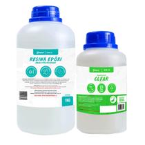 Resina Epoxi Ohana Baixa Viscosidade C/ Endurecedor Kit1,5kg