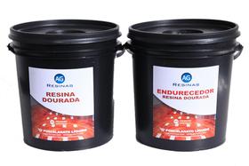 Resina Epóxi Ouro + Endurecedor Porcelanato Líquido 25Kg