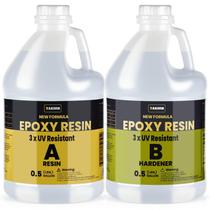 Resina epóxi TAKIMO 3.78L 3 resistente a UV para revestimento, fundição