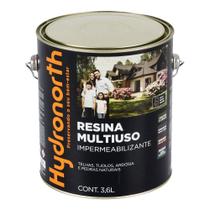 Resina Hydronorth Impermeável Incolor Solvent Fosco 3,6l Resina Hydronorth Impermeável Incolor Solvent Fosco 3,6l
