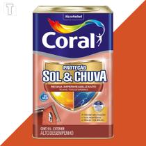 Resina Impermeabilizante de Proteção Contra Sol e Chuva Cerâmica Telha 18 Litros-CORAL