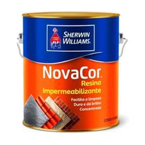 Resina Impermeabilizante Novacor Incolor Galão 3,6L Brilhante Proteção Repelência 30m² 40m²