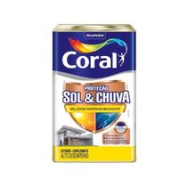 Resina Impermeabilizante Proteção Sol e Chuva Incolor 18l - Coral