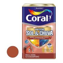 Resina Impermeabilizante Proteção Sol e Chuva Telha Cerâmica 18l - Coral
