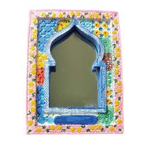 Resina magnética de geladeira Flower-Frame Arch D Colorful 5,4 x 7,2 cm