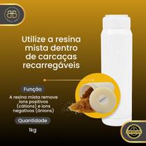 Resina Mista Purolite Mb400 60% Aniônica 40% Catiônica 1kg Resina Mista Purolite Mb400 60% Aniônica 40% Catiônica 1kg