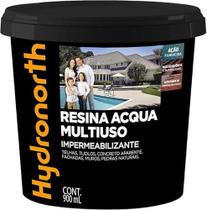 Resina Multiuso Acqua Fosca Incolor Pote Plastico 0,9L Hydronorth
