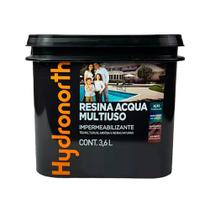 Resina Multiuso Fosco Base Água Incolor 3,6lt Hydronorth