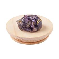 Resina Natural De Cristal Macadam, Brinquedo Mini Gato Dorminhoco, Suprimentos Para O Lar