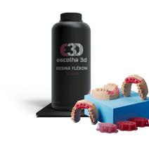 Resina para impressão 3d fléxon e3d flexível - Escolha3D