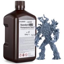 Resina para Impressora 3D ELEGOO - 2L Cinza - 405nm - Versão 2.0 Resina para Impressora 3D ELEGOO - 2L Cinza - 405nm - Versão 2.0