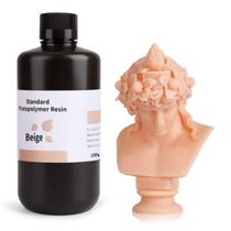 Resina para Impressora 3D ELEGOO - Fotopolímero Bege 1000g