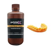 Resina Para Impressora 3d Printax Model Yellow Amarelo 1kg Odontomega Resina Para Impressora 3d Printax Model Yellow Amarelo 1kg Odontomega