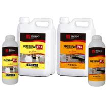 Resina Pu Brilhante Dacapo 1,0L B.Agua C/Catal. Alto Trafego Resina Pu Brilhante Dacapo 1,0L B.Agua C/Catal. Alto Trafego