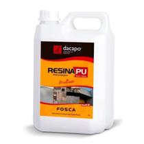 Resina PU Poliuretano Transparente à Base De Água Fosco Dacapo 5l Resina PU Poliuretano Transparente à Base De Água Fosco Dacapo 5l