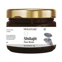 Resina Shilajit em miniatura pura de origem natural 15g com colher Resina Shilajit em miniatura pura de origem natural 15g com colher