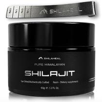 Resina Shilajit SHILAHEAL autêntica do Himalaia 60g com colher Resina Shilajit SHILAHEAL autêntica do Himalaia 60g com colher