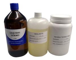 Resina Termopolimerizavel Rosa Rmv - Com Veia - Kit