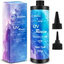 Resina UV JDiction 500 g transparente de secagem rápida Resina UV JDiction 500 g transparente de secagem rápida