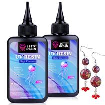 Resina UV LET'S RESIN 200g de alta viscosidade cristalina Resina UV LET'S RESIN 200g de alta viscosidade cristalina