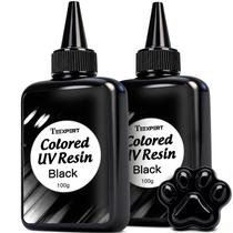 Resina UV Negra Teexpert 200g Opaca, Dura y Sin Olor