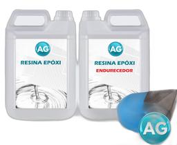 Resinas Epóxi 1Kg + Corante Semi-Transparente ul Ag Alta E