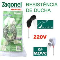Resistencia 22ov para chuveiro move, sublime ou moment eletronico zagonel