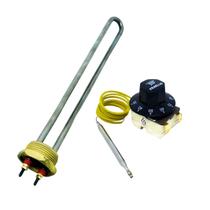 Resistencia Boiler Solar 3000W 220V Rosca 1.1/4 Termostato 90 Graus C/ PVC de Proteção no Capilar Resistencia Boiler Solar 3000W 220V Rosca 1.1/4 Termostato 90 Graus C/ PVC de Proteção no Capilar