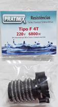 Resistencia Ducha 4T Fame 220V 6800W Pratimix FQK0268 Resistencia Ducha 4T Fame 220V 6800W Pratimix FQK0268