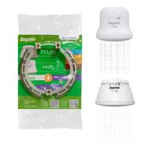 Resistência Ducha Fluir 4T Ideale Plus 220V 6.800W Zagonel