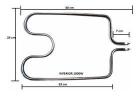 Resistência Elétrica Inferior Forno Layr Cristal 1000w 220v