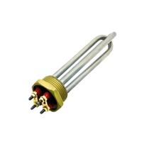 Resistência Elétrica Inox Para Boiler Aquecedor Água Tanques 1000w 220v 15cm Comprimento Rosca 1.1/4