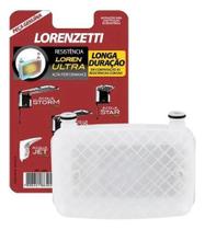Resistência Lorenzetti Acqua Ultra 2207800 Ref 3065B Plástico Branco Original para Chuveiro Lorenzetti