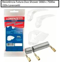Resistência lorenzetti futura duo shower 220v 7500w - 3060-c