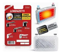 Resistência P/ Chuveiro Acqua Storm Lorenzetti 127 Voltagem Bordô 127v