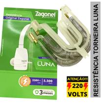 Resistencia para torneira eletrica mod luna 220v / 5500w zagonel Resistencia para torneira eletrica mod luna 220v / 5500w zagonel