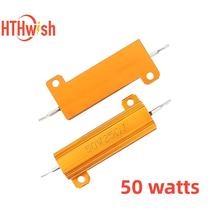 Resistor De Carga 50W 3ohm 6ohm 8ohm 10ohm Com Carcaça Metálica Para Decodificador LED De Luz De Resistor De Carga 50W 3ohm 6ohm 8ohm 10ohm Com Carcaça Metálica Para Decodificador LED De Luz De