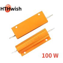 Resistor De Carga De Metal De Alumínio 100W Com Carcaça De Metal, Resistor Bobinado Para