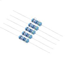 Resistor De Filme De Metal 1%, 50 Peças 1R-1MΩ 1 2,2 4,7 10 33 47 100 220 470 Ohm 22K 470K