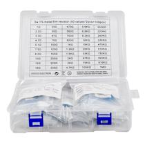 Resistor de filme de metal KOKISO 5W 100PCS 50 Value 1 ohm1m ohm Resistor de filme de metal KOKISO 5W 100PCS 50 Value 1 ohm1m ohm