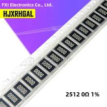Resistor de SMD, 2512, 0 ohm, 1w, 0R, 1%, novo, original, 50 PCes
