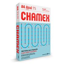 Resma de Papel Sulfite Chamex Office A4 Azul com 500 Folhas