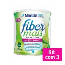 Resource fiber mais colágeno 300g sabor limao leves 3 unidades - NESTLE
