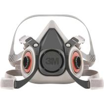 Respirador 3m Modelo 6100 P Cinza Claro Para Proteção Das Vias Respiratórias Respirador 3m Modelo 6100 P Cinza Claro Para Proteção Das Vias Respiratórias