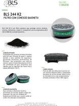 Respirador BLS EVO 4000-S Com 2 Filtros Inclusos CA 35553