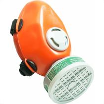 Respirador Plastcor Com Filtro Vapor Organico Rosca