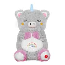 Respirando um bicho de pelúcia Tmrselk Unicorn para crianças, roxo