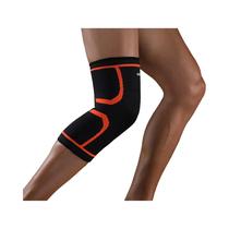 Respirável compressão elástica joelho apoio manga para basquete correndo ciclismo 1 pc