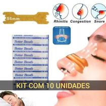 Respire Melhor 10 Unidades Dilatador Nasal Ajuda A Reduzir O - Breath Bether